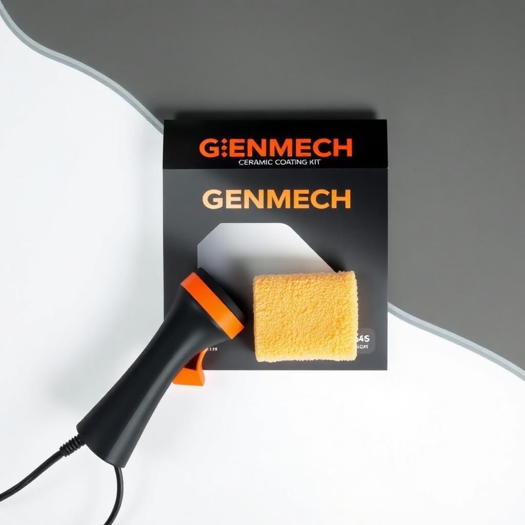 GENMECH Titanium Gloss — top-down flat lay thumbnail